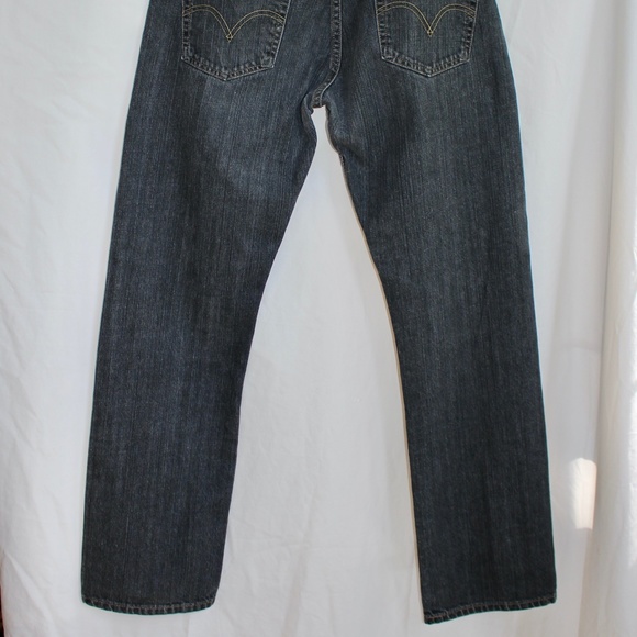 Levi 514 Mens Jeans Slim Straight 33x32 - Picture 6 of 8